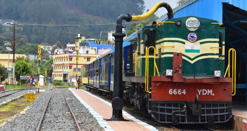 Reach 'The643, Ooty' by Train