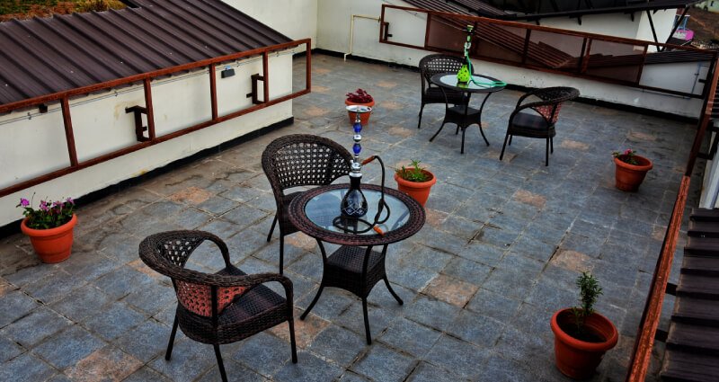 Enjoy Our Rooftop Terrace Lounge With Family At The Best Homestay In Ooty;The643